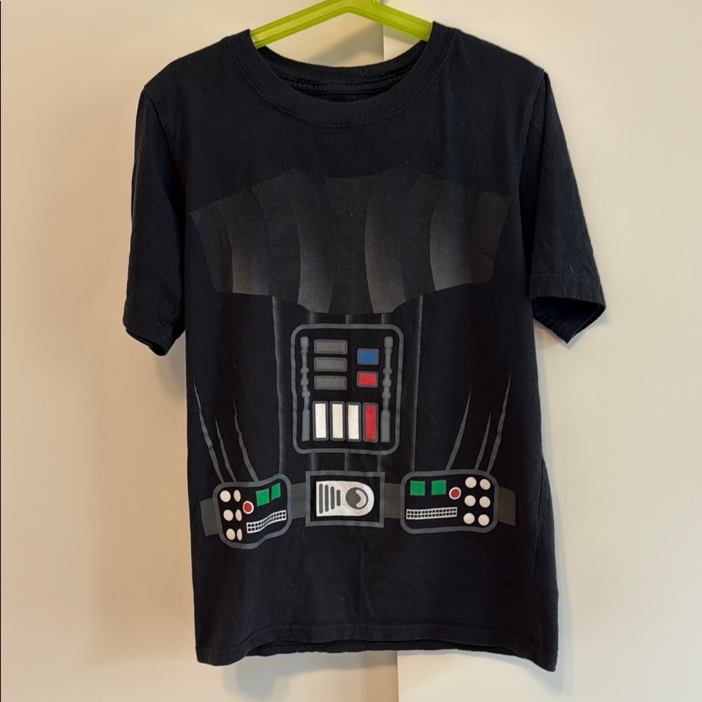 Star Wars Black and Red Darth Vader Control Panel Tee